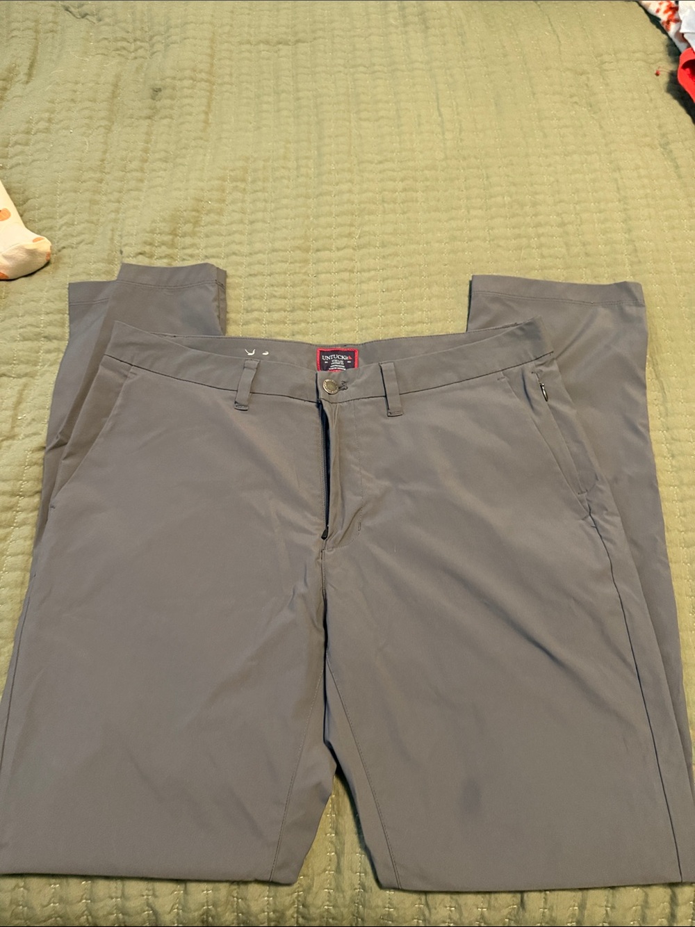 Men's Gray Performance Pants